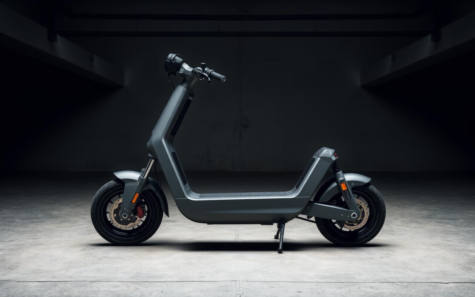 Factory configuration of a scooter-style electric bike